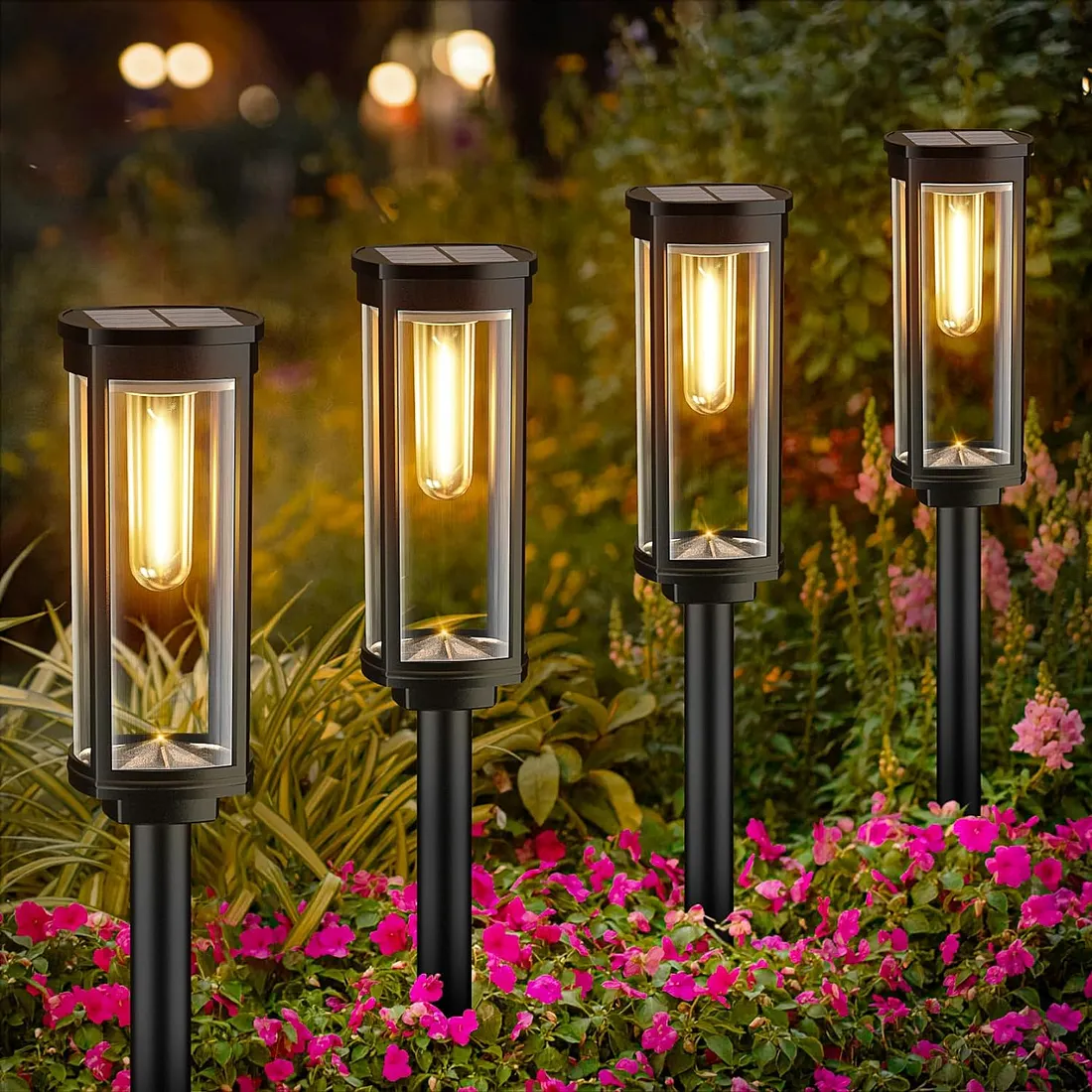 Solar Pathway Lights Set